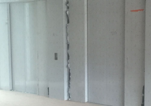 Défilmage porte neuve INOX